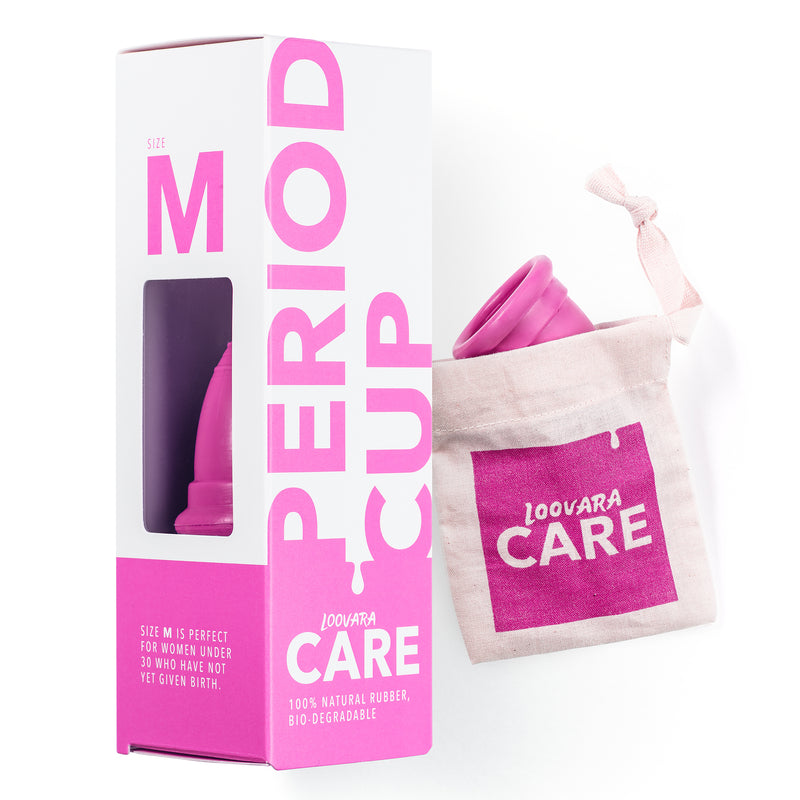 Menstrual cup natural rubber